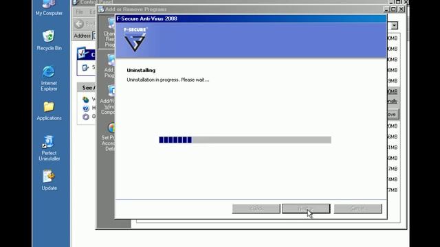 Uninstall F-Secure Anti-virus 2008 смотреть онлайн