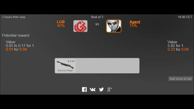CS:GO Lounge Bet Tip #065 LGB vs Agent смотреть онлайн
