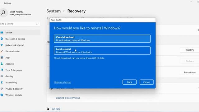 How to Reset Windows 11 PC/Laptop !! Without losing data !! смотреть онлайн