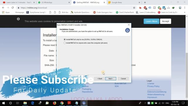 Learn Latex in 5 minute | Introduction to LaTeX + installation on Windows смотреть онлайн