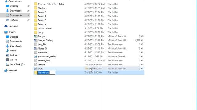 Windows 10 - Tutorial 8 - Create New Files and Folders in Windows 10 смотреть онлайн