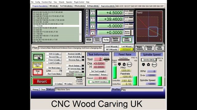 New Basic Tool Changing Mach3 смотреть онлайн