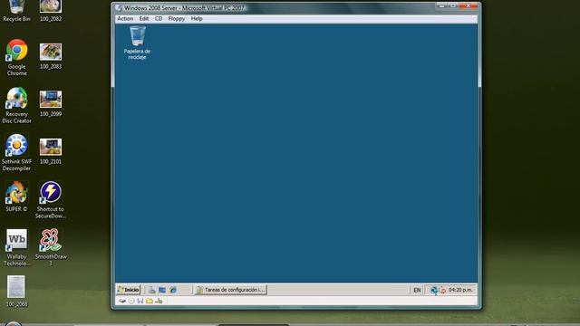 Configurar conexión a internet desde Virtual PC con Windows 2008 Server смотреть онлайн