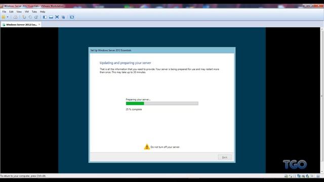 Windows Server 2012 Essentials on VMware Workstation 9 смотреть онлайн