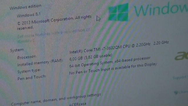 acer aspire v3-571g смотреть онлайн