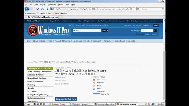 How To Enable Windows Installer IN SAFE MODE!! смотреть онлайн