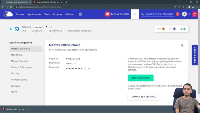 Access Server via SFTP FileZilla in Cloudways Managed Cloud Hosting смотреть онлайн