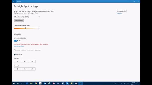 Windows 10 Night Light Mode смотреть онлайн