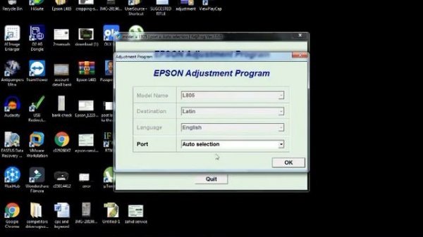 Epson L805 Resetter