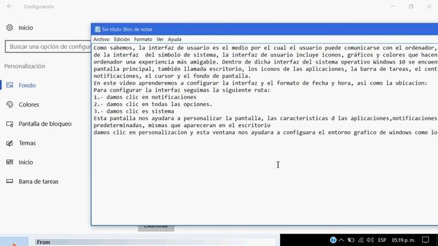 Como configurar la interfaz de usuario en windows 10 смотреть онлайн