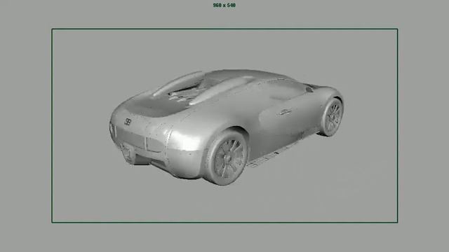 Bugatti Veyron 3D Model смотреть онлайн