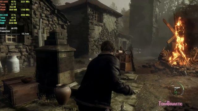 Resident Evil 4 Remake Demo | RX 6600 + Ryzen 3 3100 | 1080p смотреть онлайн