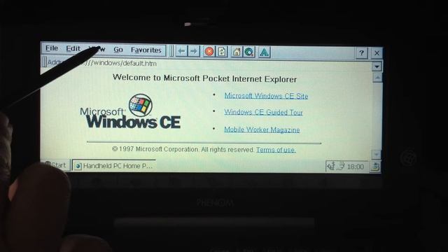 Windows CE Pocket Internet Explorer 2.0 смотреть онлайн