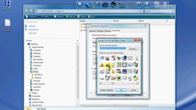 Tutorial: How To Change an Icon In Vista смотреть онлайн