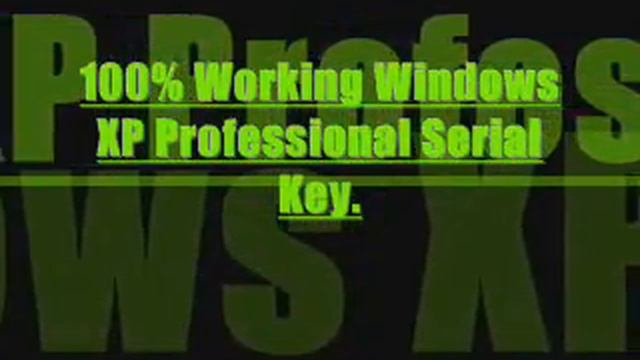 Windows XP Professional Serial Key - 100% Working! смотреть онлайн