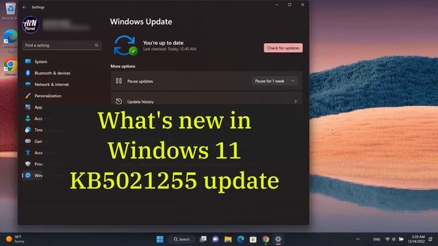 New Update Windows 11 22H2 KB5021255 (OS Build 22621.963) смотреть онлайн