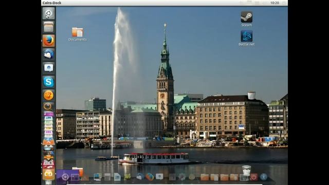 48 Desktop Panel with Cairo Dock смотреть онлайн