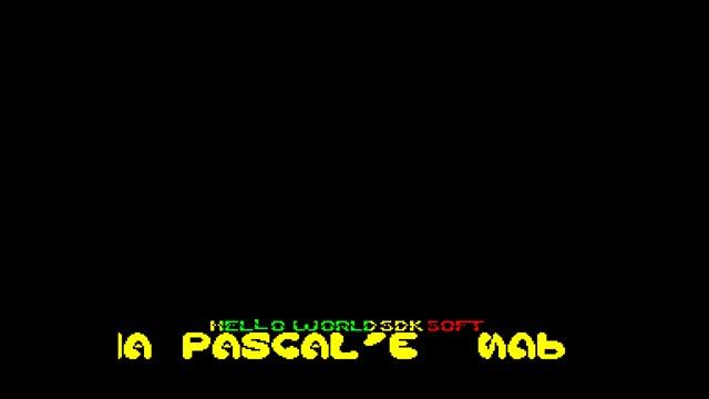 Hello World SDK - sdk [#zx spectrum AY Music Demo] смотреть онлайн