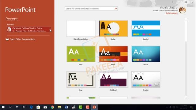 01 Introduction and interface microsoft PowerPoint 2019 tutorial Urdu Hindi смотреть онлайн