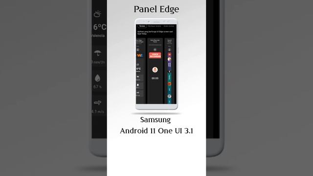 Panel Edge Samsung | Android 11 One UI 3.1 смотреть онлайн