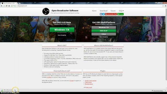 How to download OBS on windows 7 2015 FREE!!! смотреть онлайн
