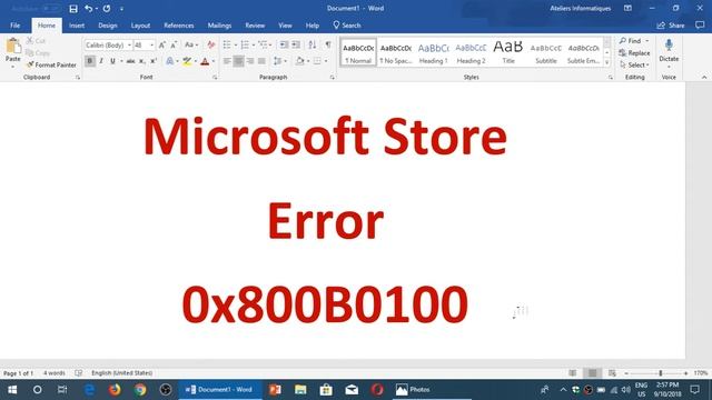 Windows 10 Users Having problem with Microsoft Store app install 0x800B0100 error смотреть онлайн