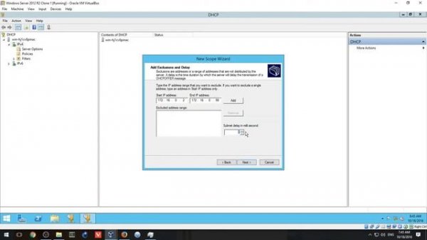 Развёртывание и конфигурирование DHCP server в Windows Server 2012 R2