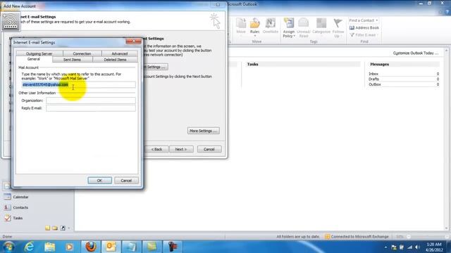 How to Setup Yahoo Mail in Outlook 2010 смотреть онлайн