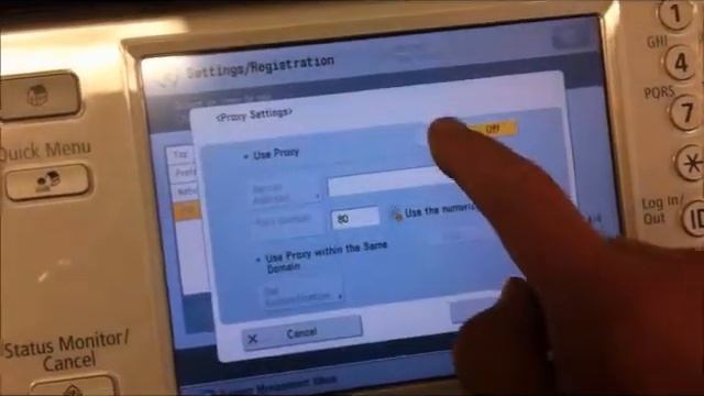 Configuring the device to use a Proxy server смотреть онлайн