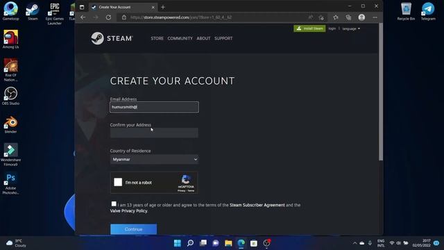 How to fix Steam Captcha Error while creating a new Steam Account in 2022 by Primordial MM смотреть онлайн