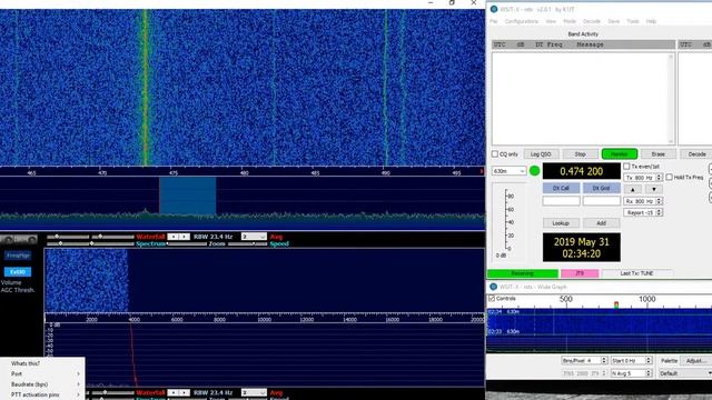 SoftRock RXTX with HDSDR and WSJT-X смотреть онлайн