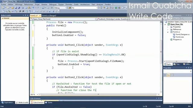How to Open & Close the File With C# смотреть онлайн