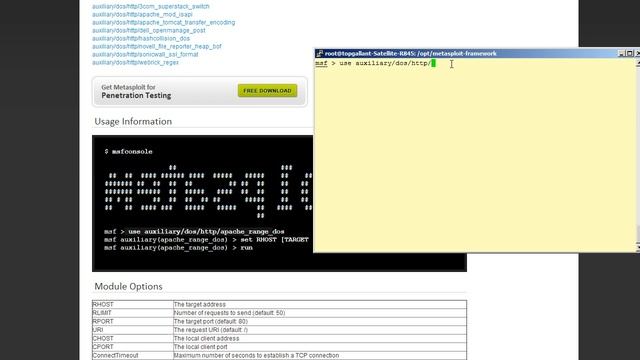 Apache2 DoS Demo смотреть онлайн