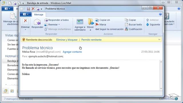 Curso de Internet. 5.2. Cliente de correo. Windows Live Mail смотреть онлайн