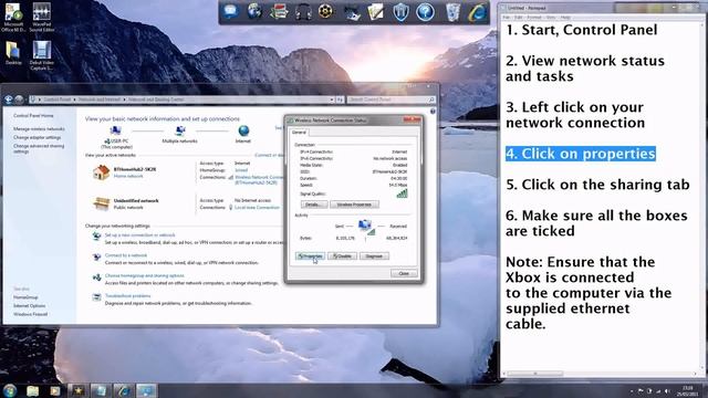 How to connect an Xbox to Xbox live via a computer (running windows 7) 1080p HD! смотреть онлайн