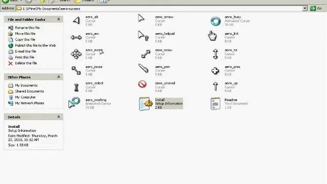 Aero Cursors (Tail-less) смотреть онлайн