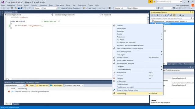 Linker Tool Fehler LNK1104 Visual Studio 2015 смотреть онлайн