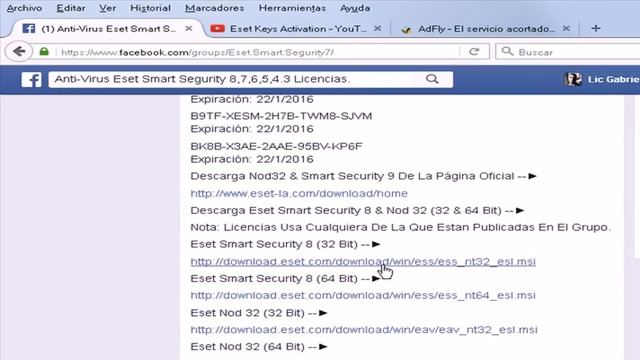 Descarga Eset Nod 32 & Smart Security 9 + Licencias Actualizadas. смотреть онлайн