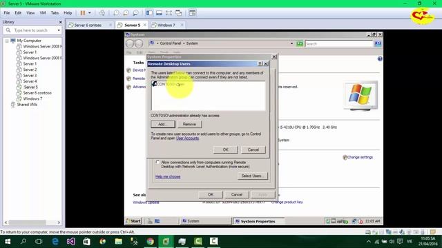 Hướng dẫn cài đặt và cấu hình Terminal Services trên windows server 2008 смотреть онлайн