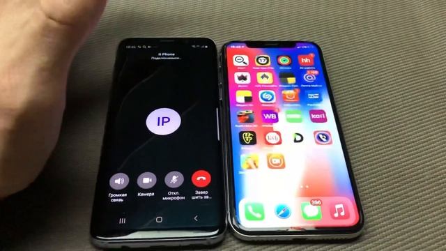 Incoming Call Telegram Viber Samsung S10 & iPhone 10 смотреть онлайн