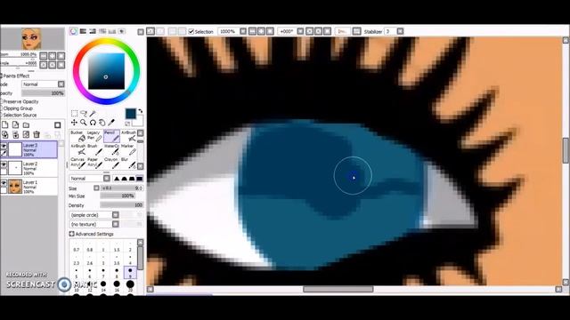 {Tuto}Faire les yeux avec Paint Tool Sai~Msp смотреть онлайн