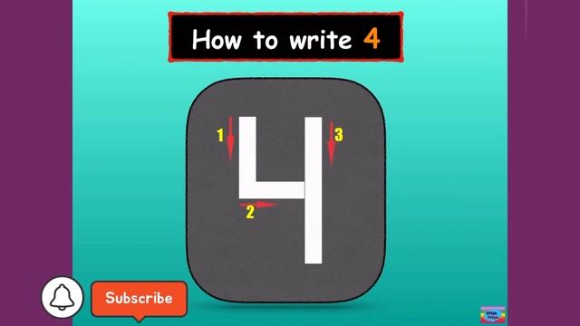 #math How to Write Numbers 0 -9 || Writing Numbers 0-9 for Kids смотреть онлайн