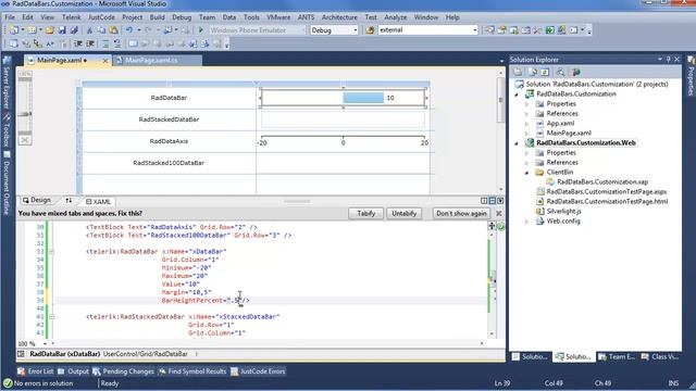 DataBar - Part 2: Customizing RadDataBar (Silverlight & WPF) смотреть онлайн