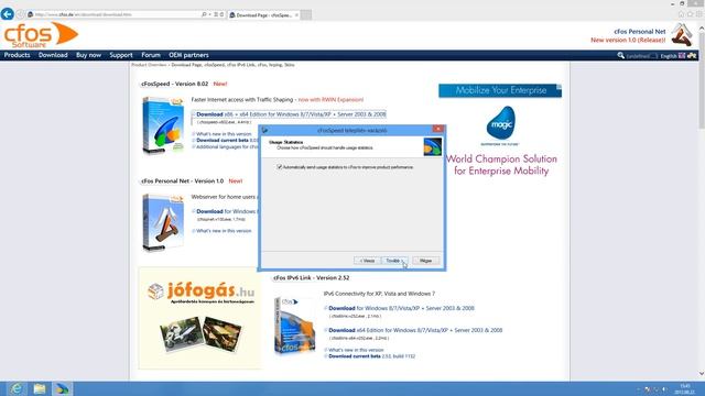cFosSpeed 8.02 Install on Windows 8 / cFosSpeed 8.02 telepítése Windows 8-ra смотреть онлайн