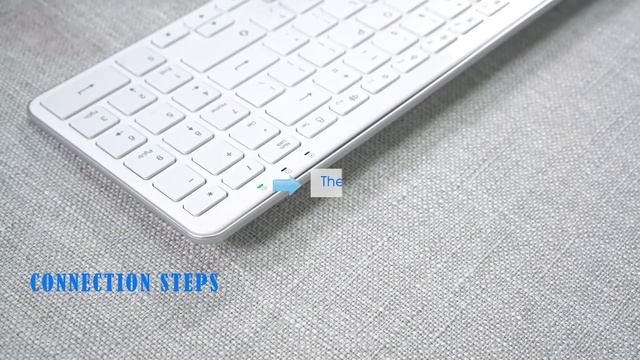 OMOTON KB028 Bluetooth Keyboard with Number Pad White смотреть онлайн