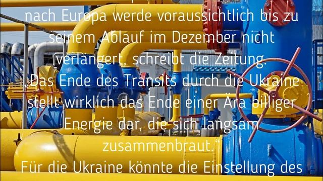 Beendigung des Gastransits durch die Ukraine смотреть онлайн