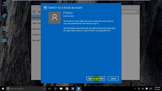 how to sign in with a local account instead in windows 10 смотреть онлайн
