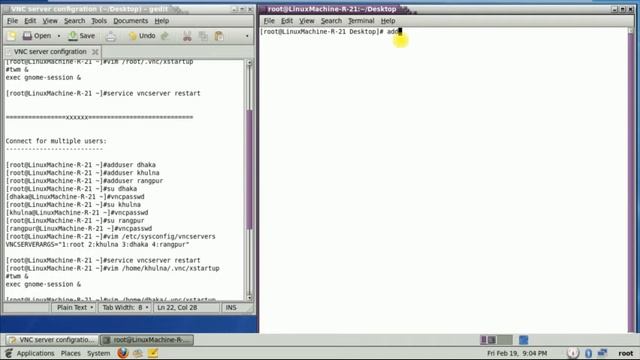 How to configure vnc server in Linux смотреть онлайн