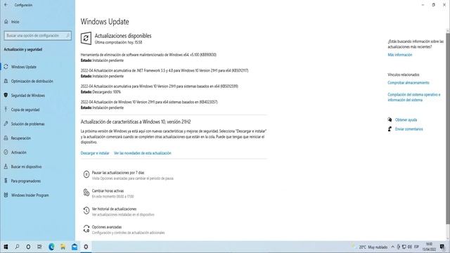 Windows 10 ABRIL 2022 UPDATE 🔔 ACTUALIZACIÓN Martes de Parche смотреть онлайн