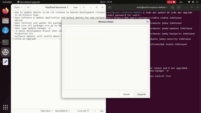 How to update Ubuntu release to Ubuntu 22.10 смотреть онлайн